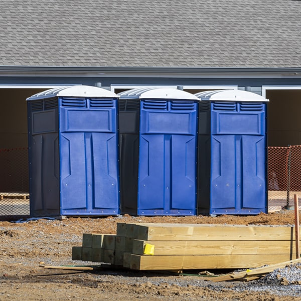 is there a specific order in which to place multiple porta potties in Millard